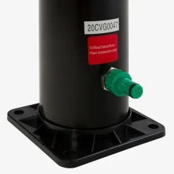Solardusche 20L schwarz mit Thermometer