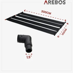 Solarheizung 66cmx300cm 2 Stück