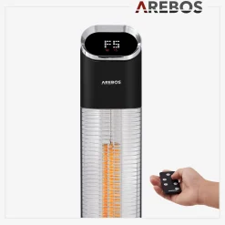 Terrassenheizstrahler Premium 2000W Schwarz