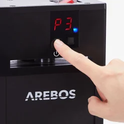 Terrassenheizstrahler 2000W - Fernbedienung Schwarz
