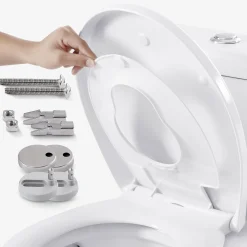 Toilettendeckel Oval mit Kindersitz