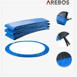 Trampolin Randabdeckung + Netz 396 cm