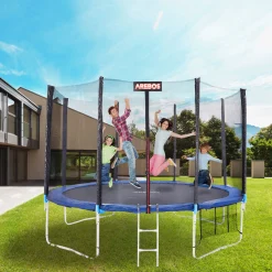 Trampolin Randabdeckung + Netz 305 cm 8 Stangen