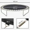 Trampolin Sprungmatte 430 cm 96 Ösen 165 mm