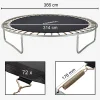 Trampolin Sprungmatte 366 cm 72 Ösen 178 mm