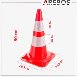 Verkehrs-Leitkegel 10 Stück