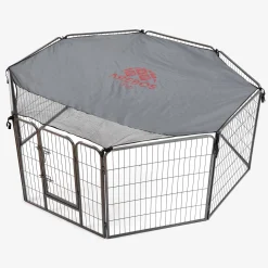 Welpenlaufstall 80 cm mit Schutzplane
