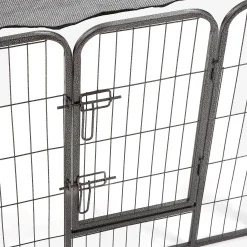 Welpenlaufstall 80 cm mit Schutzplane