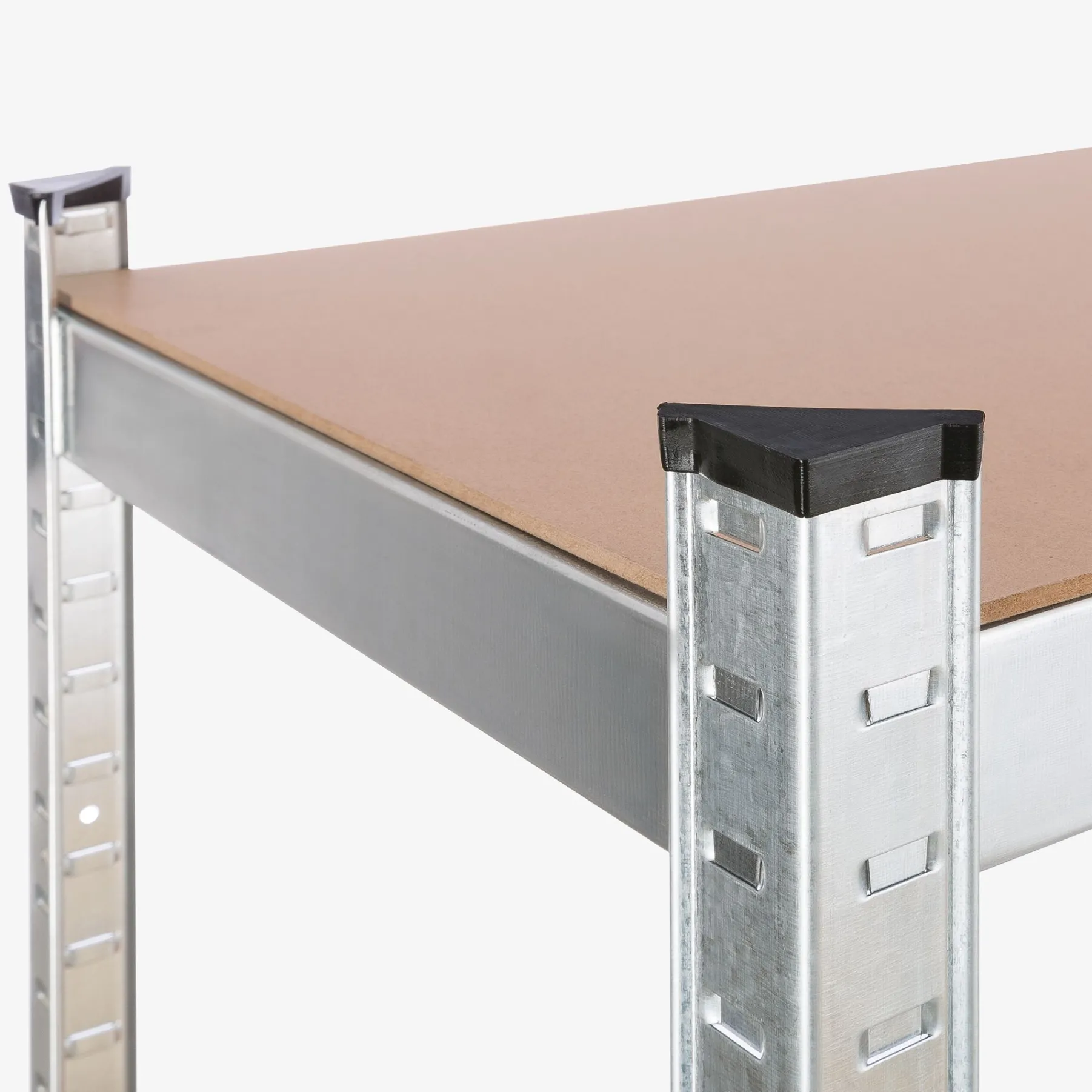 2x Schwerlastregal 180 x 90 x 30 cm 875 kg Silber
