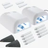 2x UV Lichthärtungsgerät 36W - Weiß - mit Zubehör