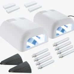 2x UV Lichthärtungsgerät 36W - Weiß - mit Zubehör